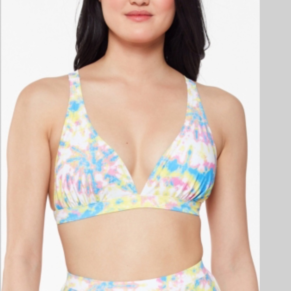 Tie-Dyed Bikini Top